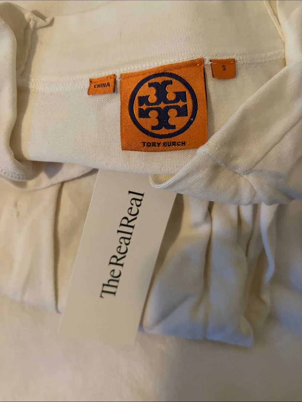 Tory Burch white gold